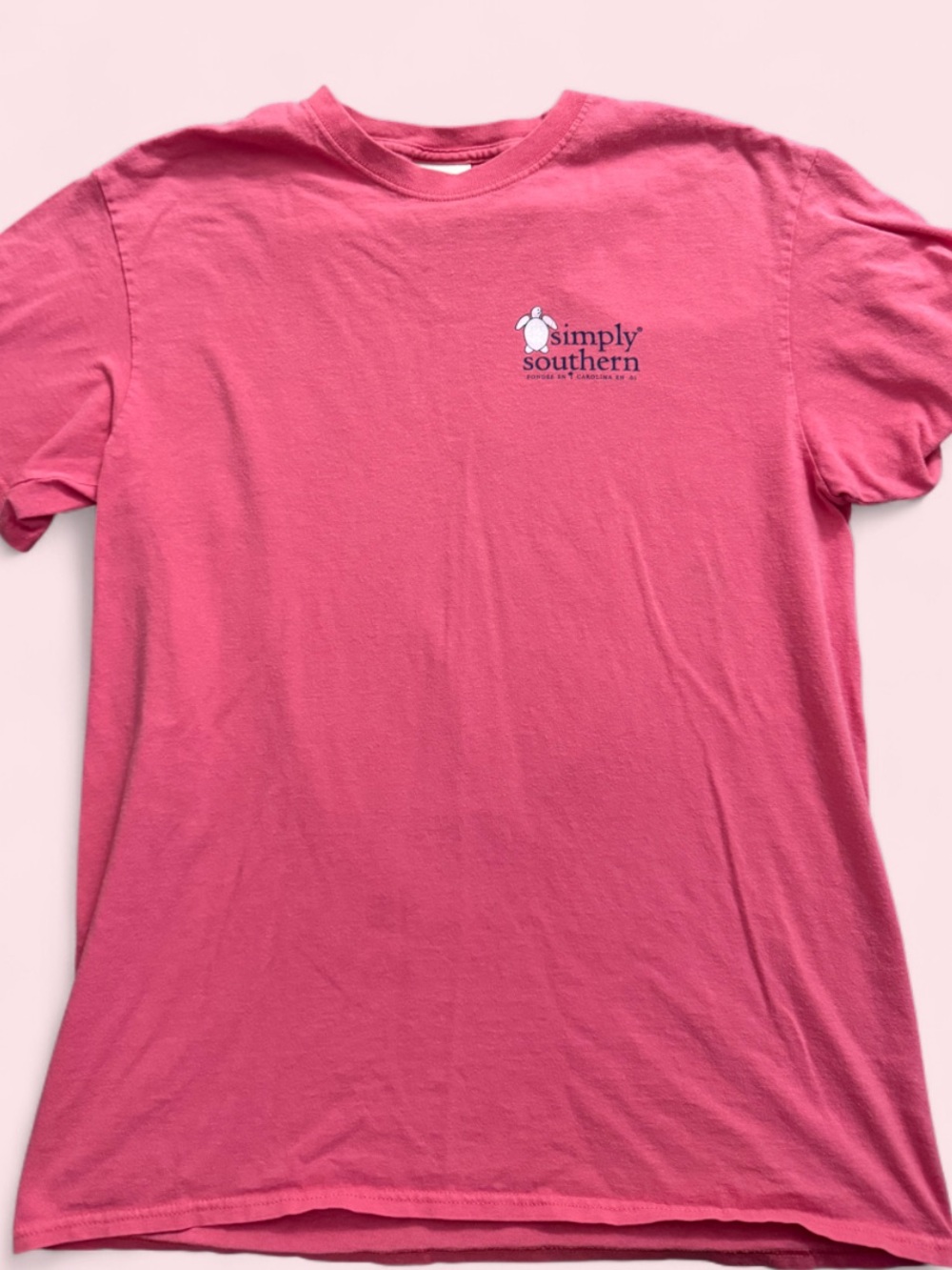 Simply Southern Pink Short Sleeve Logo Tee